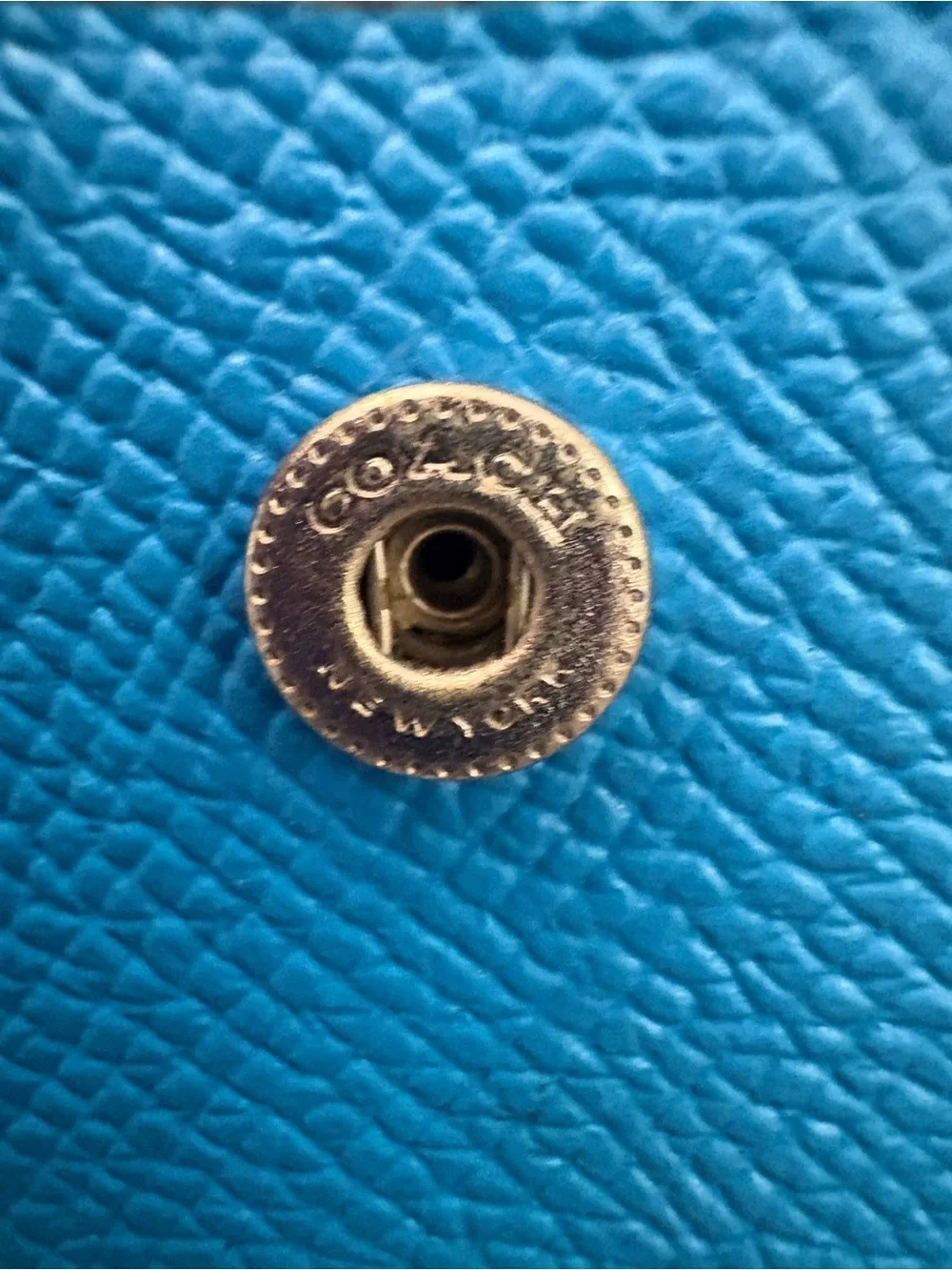 Coach Blue Crossbody Phone Bag